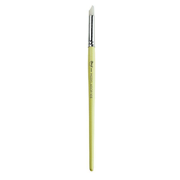 Pincel Artístico - N103 - Modelador Grande Amarelo  - 1 unidades - Cromus Allonsy - Rizzo