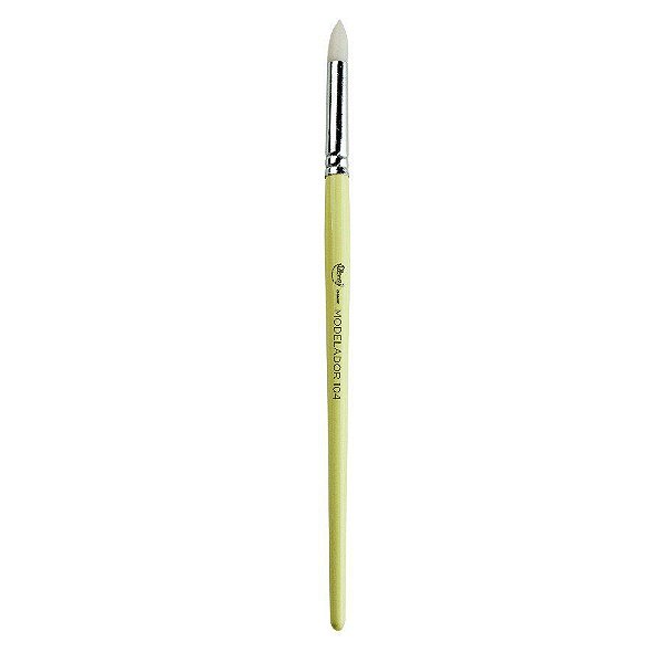 Pincel Artístico - N104 - Modelador Grande Amarelo  - 1 unidades - Cromus Allonsy - Rizzo
