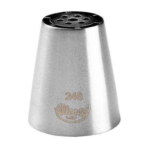 Bicos Para Confeitar Russo Flor - Aço inox - Nº246 - 1 unidades - Cromus Allonsy - Rizzo