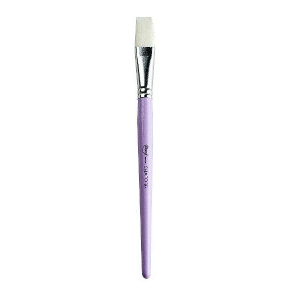 Pincel Artístico - N18 - Chato Lilas  - 1 unidades - Cromus Allonsy - Rizzo