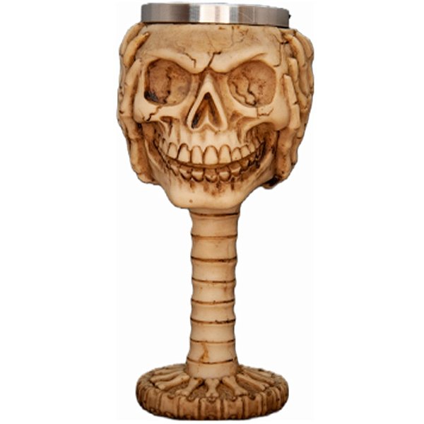 Taça de Caveira Tapando os Ouvidos - "Taça de Caveira Tampando os Ouvidos" - 1 Unidade - Rizzo