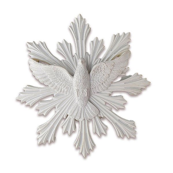 Enfeite em Resina para Pendurar - "Divino Salvador" - 15 x 14 cm - 1 unidade - ArtLille - Rizzo