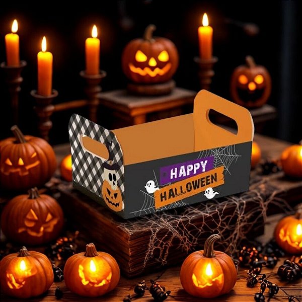 Caixa Presente "Scary Night" Halloween - 1 unidade - Cromus - Rizzo