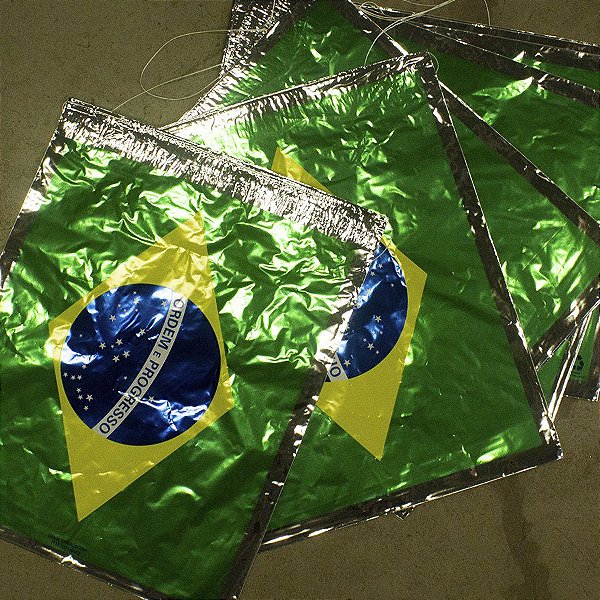 Enfeite Para Copa Metalico - 44cm x 36,5cm - 10 Metros - 1 unidade - Rizzo