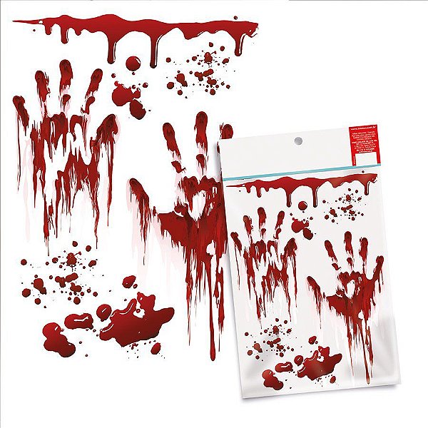 Adesivo Decorativo para Espelho Halloween - Scary Night - 2 unidades - Cromus - Rizzo