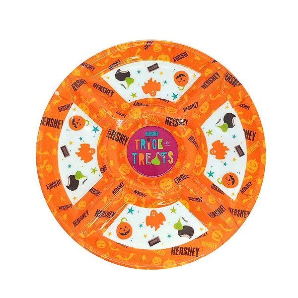 Petisqueira Abóboras Halloween 5 Partes - 1 unidade - Cromus - Rizzo