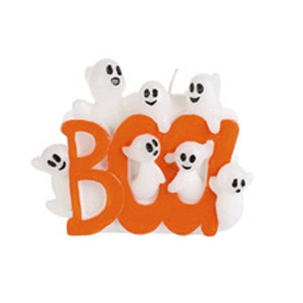 Vela Decorativa - Fantasmas BOO - 1 unidade - Rizzo