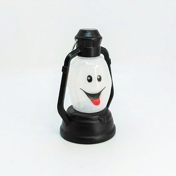 Lamparina Dia Das Bruxas - Modelo Fantasma - Linguinha Com Luz - 1 unidade - Rizzo