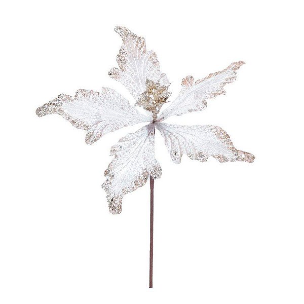 Galho Pick Poinsetia - Cabo Médio - Cor Nude - 1 unidade - Cromus - Rizzo