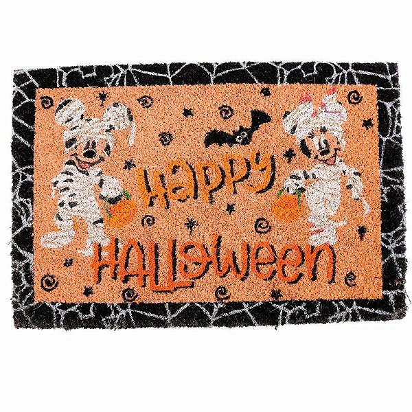Tapete de Halloween Mickey/Minnie Mumia - 1 unidade - Cromus - Rizzo