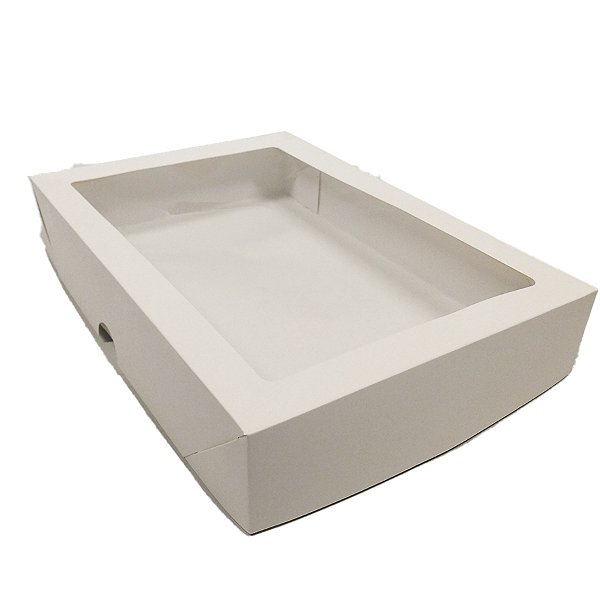 Caixa S26 - Visor - Branco - 37 x 25 x 6,5 - 10 unidades - Assk - Rizzo