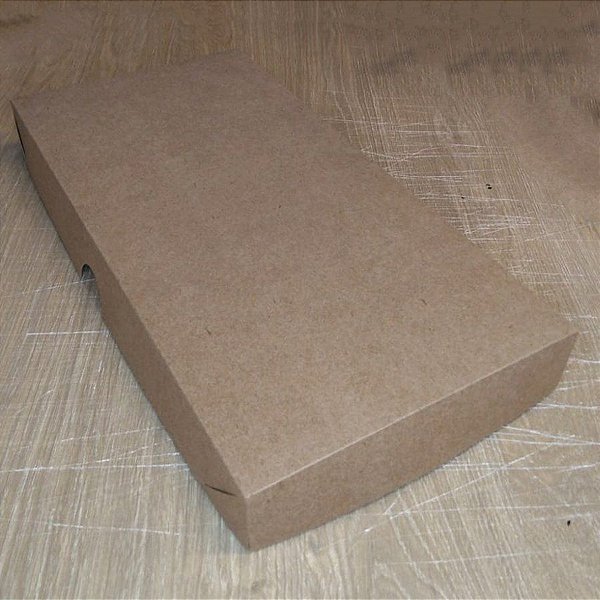 Caixa N4 - Base Brigadeiro - Kraft - 38,5 x 19 x 4 - 5 unidades - Assk - Rizzo