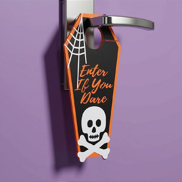 Enfeite para Porta Halloween - Caveira - 1 unidade - Cromus - Rizzo