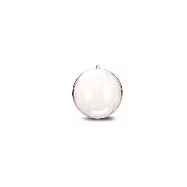 Bola de Acrílico - Transparente - 8cm - 10 unidades - Rizzo
