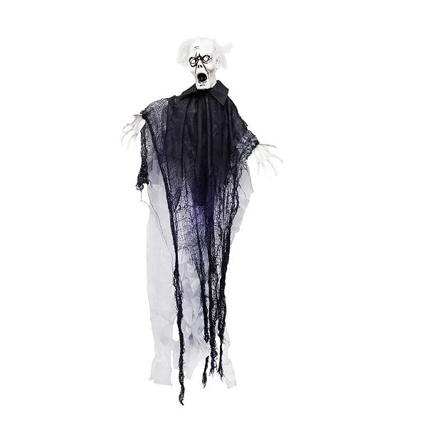 Velho Assustador - 50 x10 x 90 cm - Halloween - 1 unidade - Cromus - Rizzo