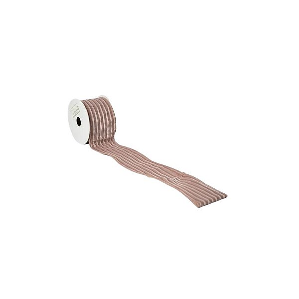 Fita Decorativa 6,3cm x 9,14m - Faixa Seda Rosa - 1 unidade - Rizzo Balões