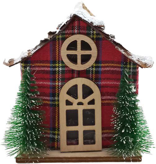 Casinha Decorativa Xadrez - 1 unidade - Rizzo Balões