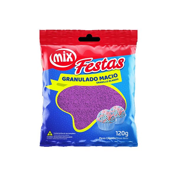 Granulado Roxo 120 g  - 1 unidade - Mix - Rizzo