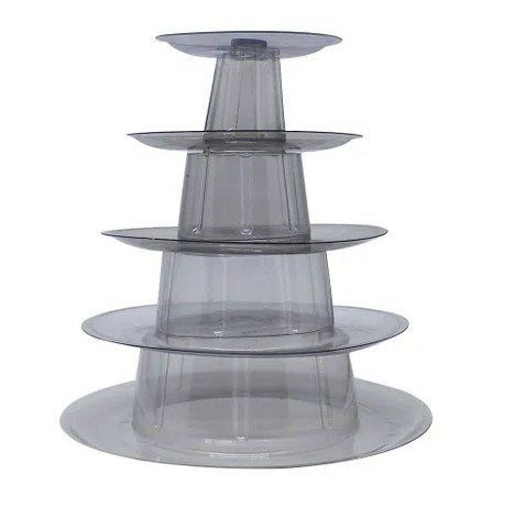 Torre para Macarons - 5 Pisos - San Felipo - Rizzo Confeitaria