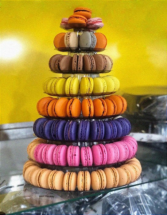 Torre Para Macarons 8 Pisos San Felipo Rizzo Confeitaria