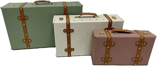 Kit Malas - Verde, Bege e Vermelha - 3 unidades - Rizzo Balões