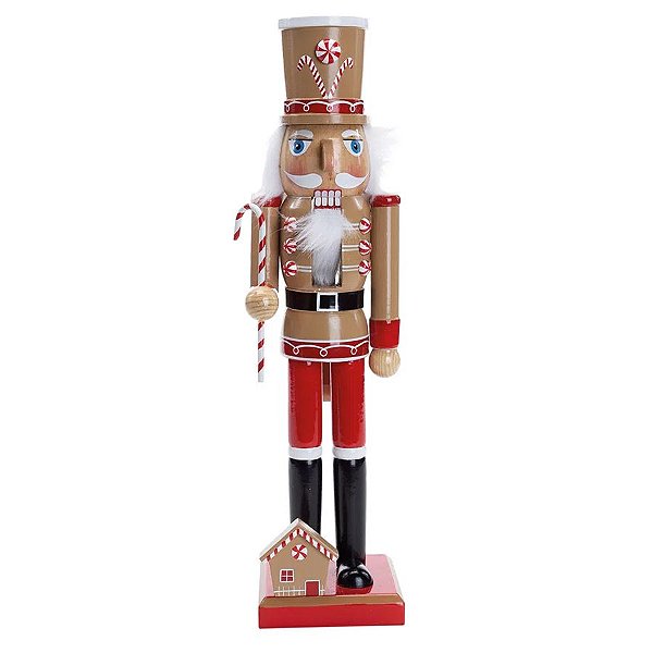 Decoração Soldado Chumbo Bengala de Natal - 1 unidade - Cromus - Rizzo Balões