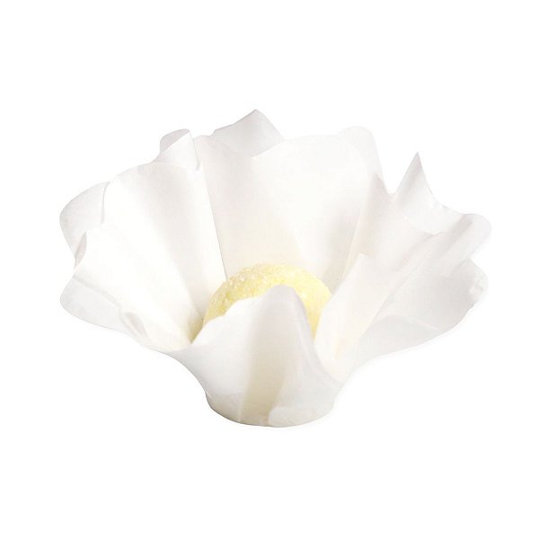 Forminha para Doces Finos - Cheri - Seda Branco - 50 unidades - Maxiformas - Rizzo