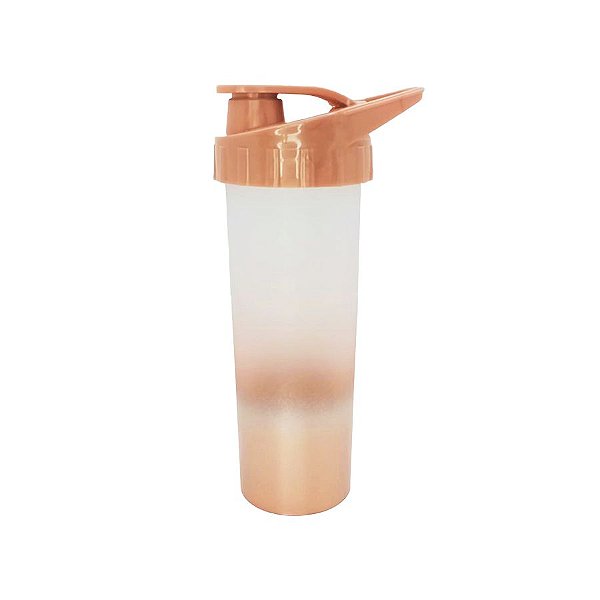 Garrafa Ice Degradê - Rose Gold Fosco - Tampa Rose Gold - 1 unidade - Rizzo