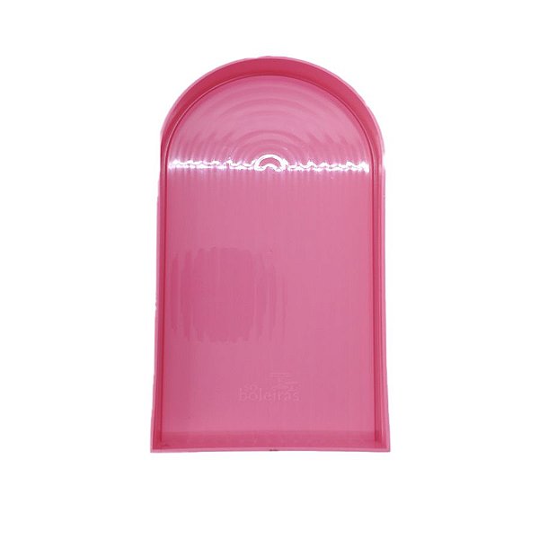 Bandeja Arco BD-A - 220 x 122  - Rosa - 1 unidade - Só Boleiras - Rizzo