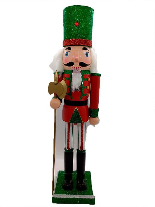Soldado Quebra Nozes c/ Machado - 38 cm x 9 cm - 1 unidade - Cromus - Rizzo