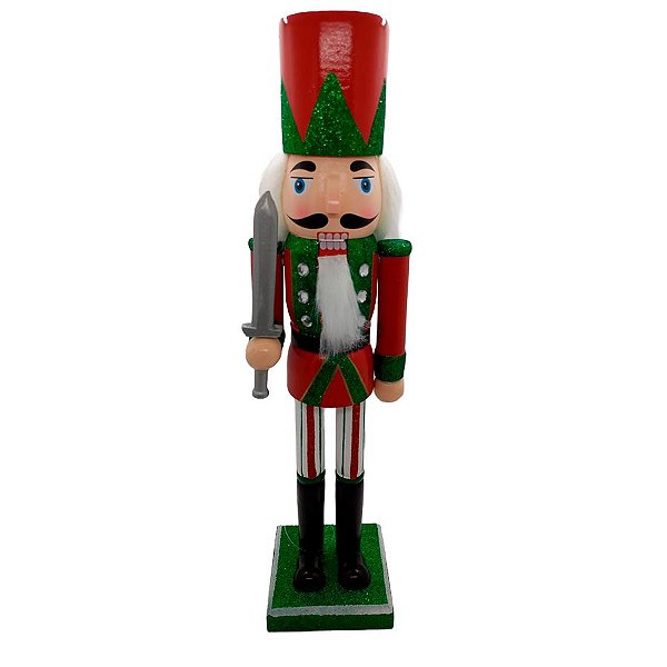Soldado Quebra Nozes c/ Espada - 25 cm x 7 cm - 1 unidade - Cromus - Rizzo