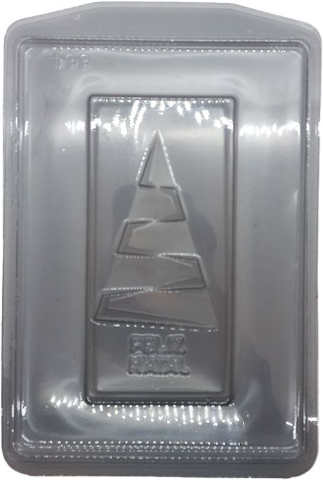 Forma de Acetato Especial - Árvore de Natal - Ref. FP199 - 1 unidade - Crystal - Rizzo