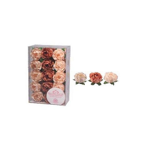 Forminha para Doces Finos - Bela Tons Terra - 30 unidades - Decora Doces - Rizzo Festas