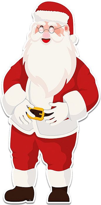 Decoração de Parede Natal Mágico - Papai Noel - 1 unidade - Regina - Rizzo