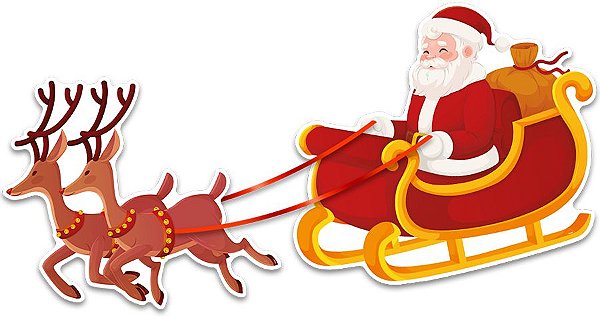 Decoração de Parede Natal Mágico - Trenós Mágicos - 1 unidade - Regina - Rizzo