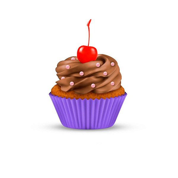 Forminha para Mini Cupcake - Lilas - 45 unidades - Plac - Rizzo