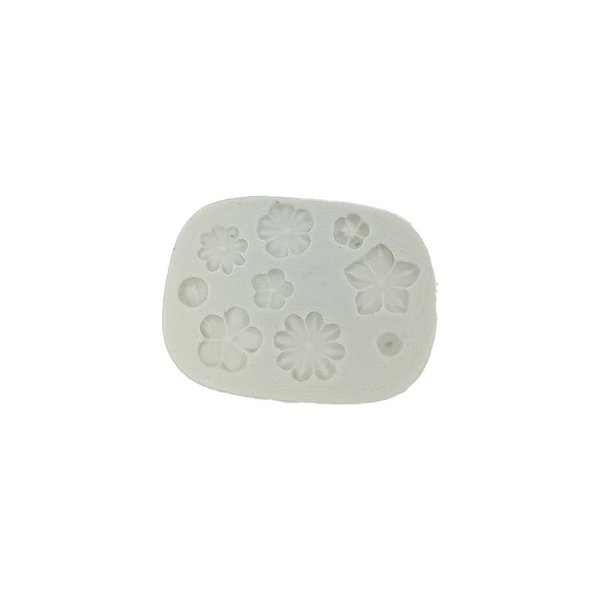 Molde de Silicone Cód. 117 - Flores Médias - 1 unidade - Mazulli - Rizzo