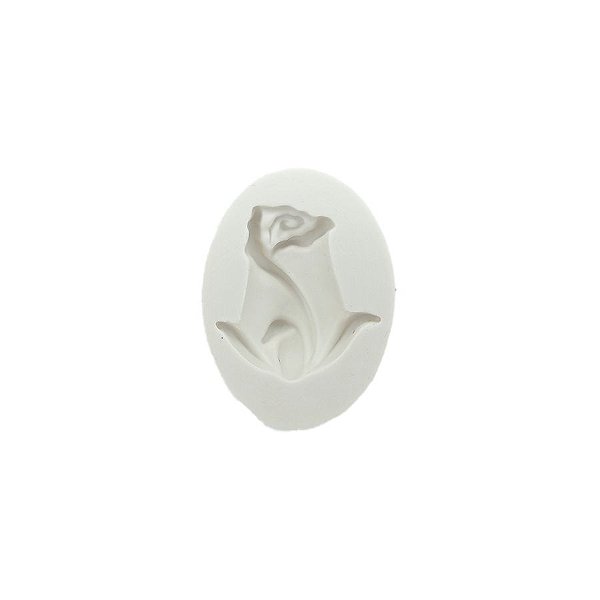 Molde de Silicone Cód. 321 - Rosa Grande - 1 unidade - Mazulli - Rizzo