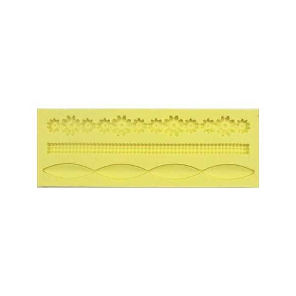 Molde de Silicone Cód. 1420 - Acabamentos - 1 unidade - Mazulli - Rizzo