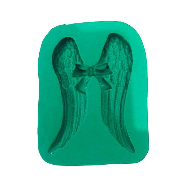 Molde de Silicone Cód. 1481 - Asa com Laço Grande  - 1 unidade - Mazulli - Rizzo