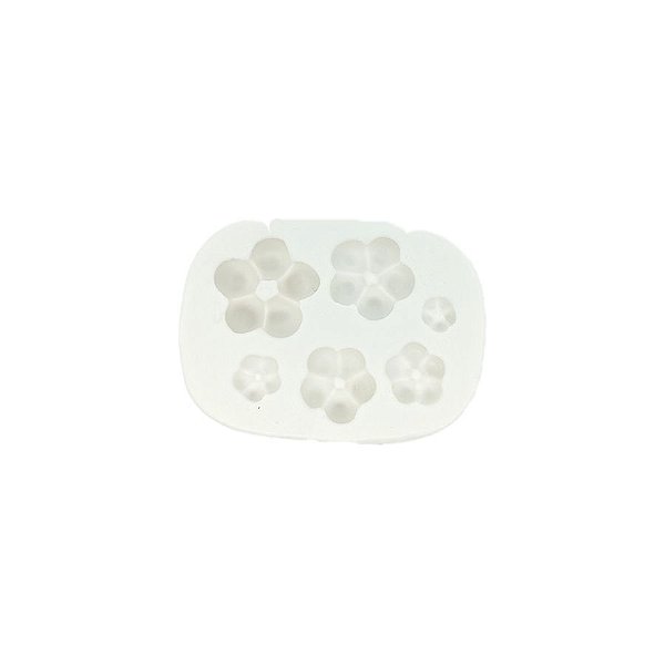 Molde de Silicone Cód. 1648 - Flores Cute - 1 unidade - Mazulli - Rizzo