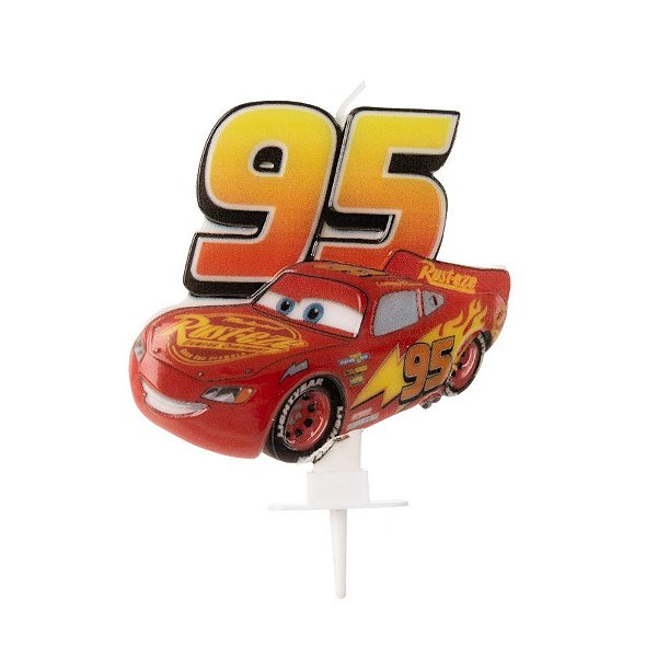 Vela Carros - Mcqueen - 1 unidade - Rizzo