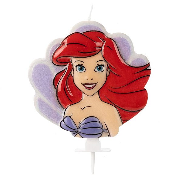 Vela Princesa - Ariel - 1 unidade - Rizzo