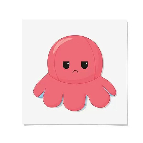 Transfer Para Balão Fidget Toy Polvo Bravo - 1 unidade - Cromus - Rizzo Balões