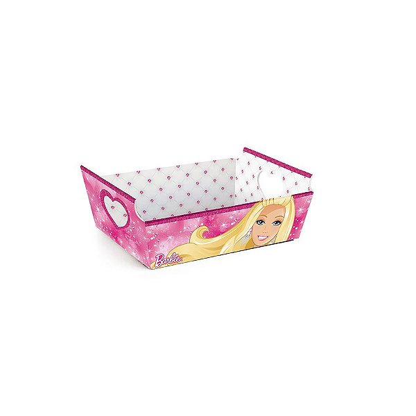 Cesta de Cartão - Barbie Gloss - 120 unidades - Cromus Atacado - Rizzo - INATIVADO