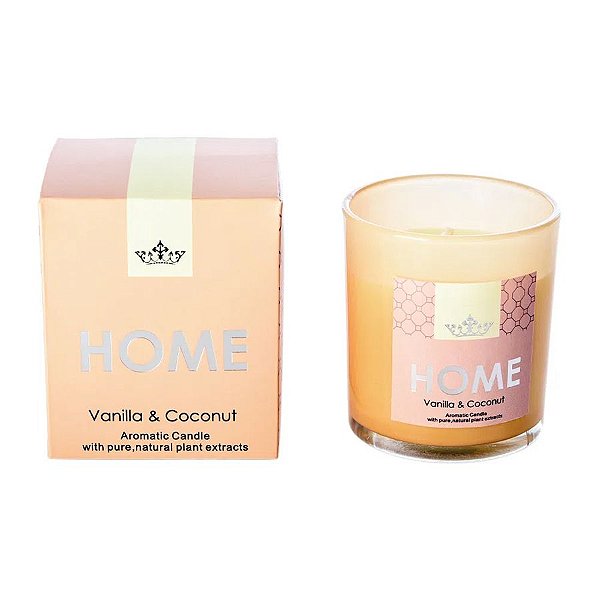 Vela Aromática - Baunilha e Coco - 1 unidade - Cromus - Rizzo