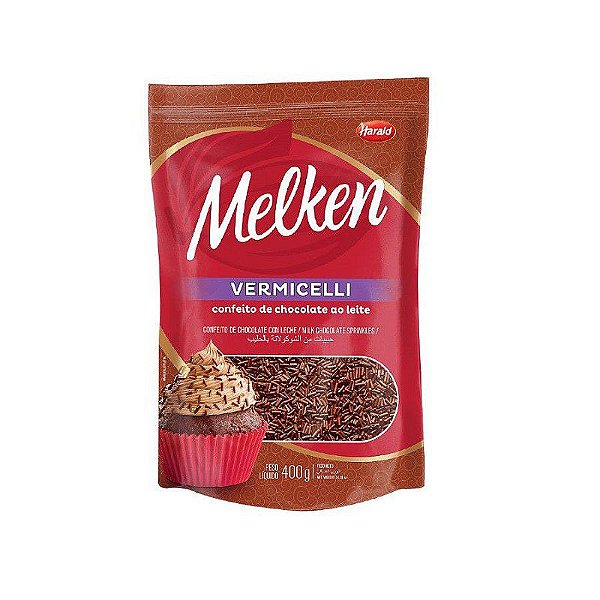 Vermicelli Chocolate Ao Leite Melken - 400g Harald - Rizzo