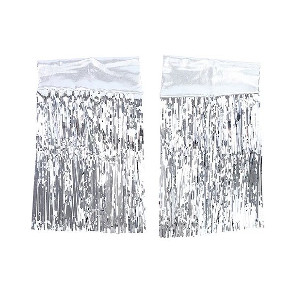 Manga Com Franja - Prata - Adulto - 26x38 cm - 1 Par  - Cromus - Rizzo