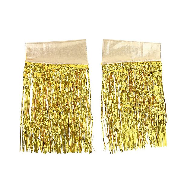 Manga Com Franja - Ouro - Adulto - 26x38 cm - 1 Par  - Cromus - Rizzo