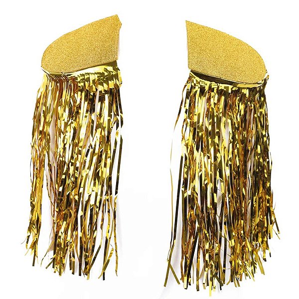 Ombreira Curta - Ouro - Adulto - 13x12x32 cm - 1 Par  - Cromus - Rizzo